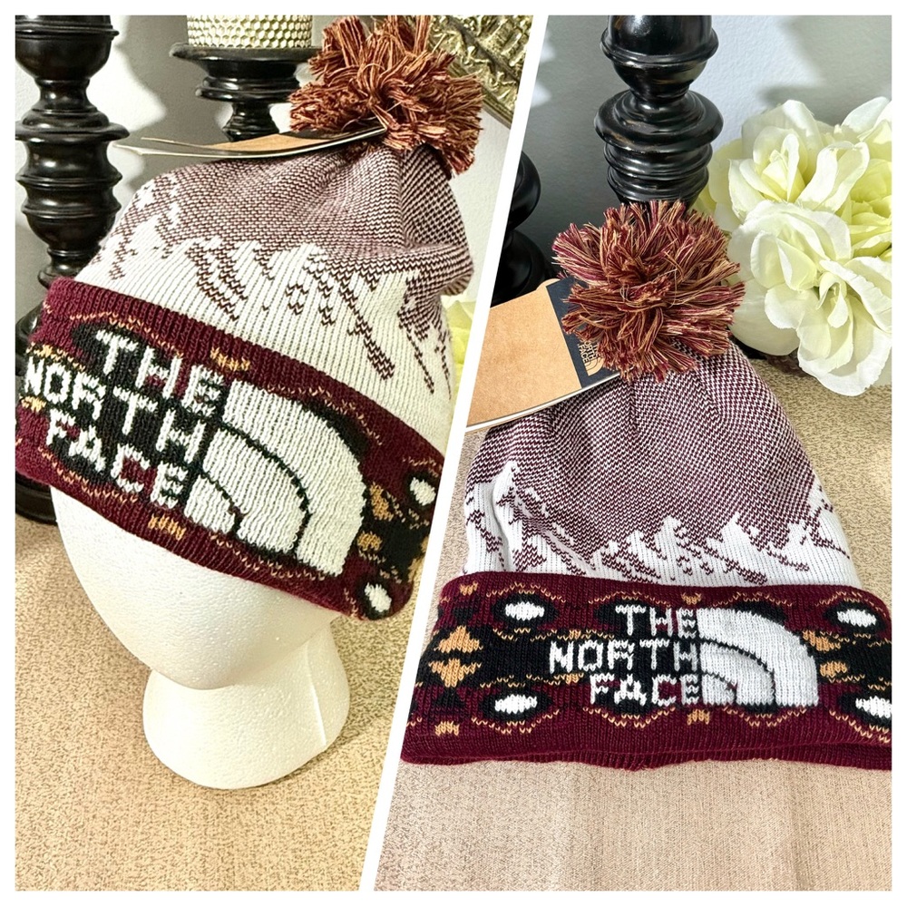 NWT The North Face Unisex Adult Pom Beanie Hat